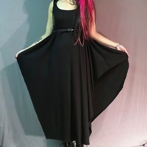 Versatile Black Modal Dress